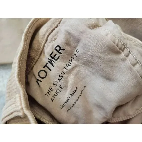 MOTHER The Stash Tripper Ankle Jeans, Brown 25 $208